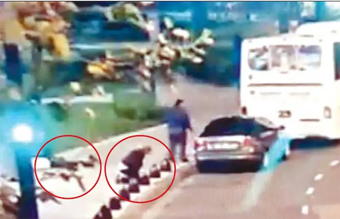 Cruel venganza a metros del Congreso