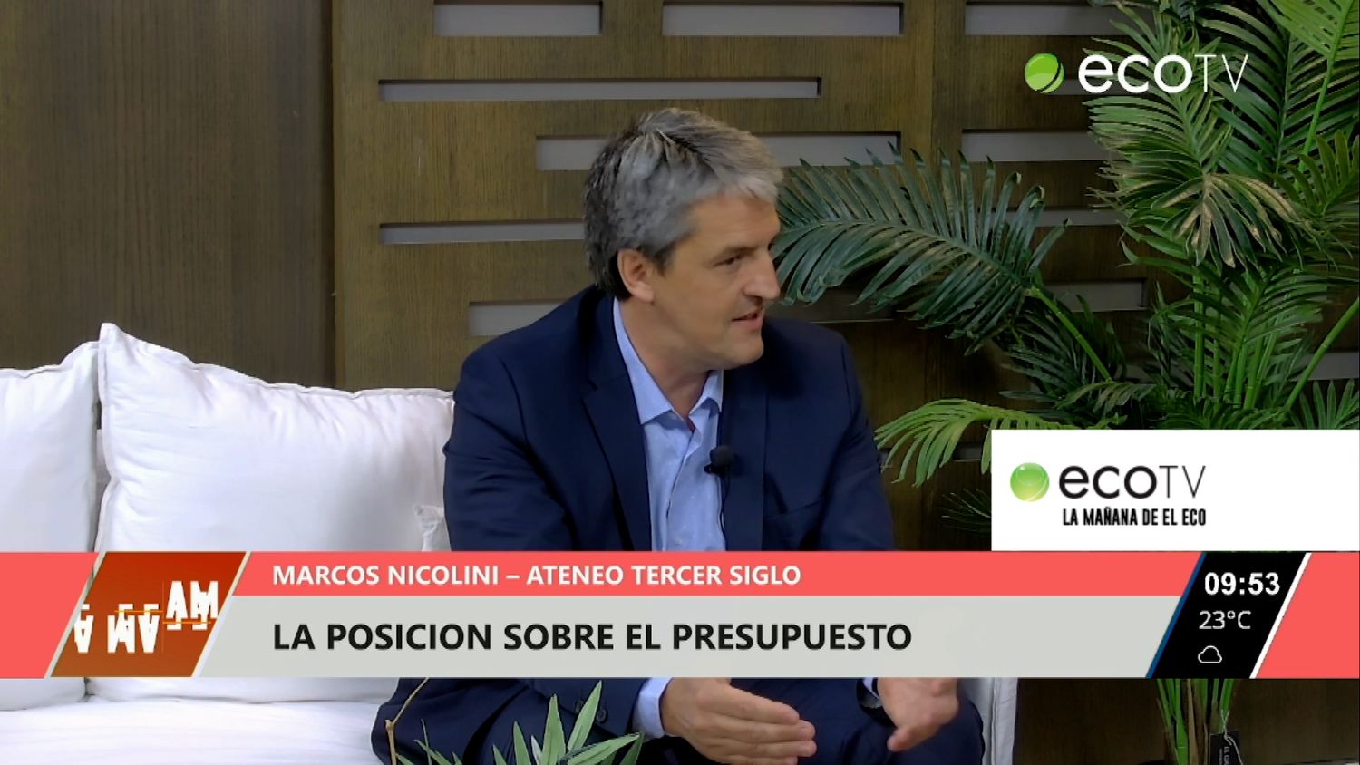 La posición sobre el presupuesto