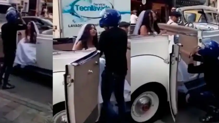 Intentó detener el casamiento de su ex, pero todo terminó de la peor manera