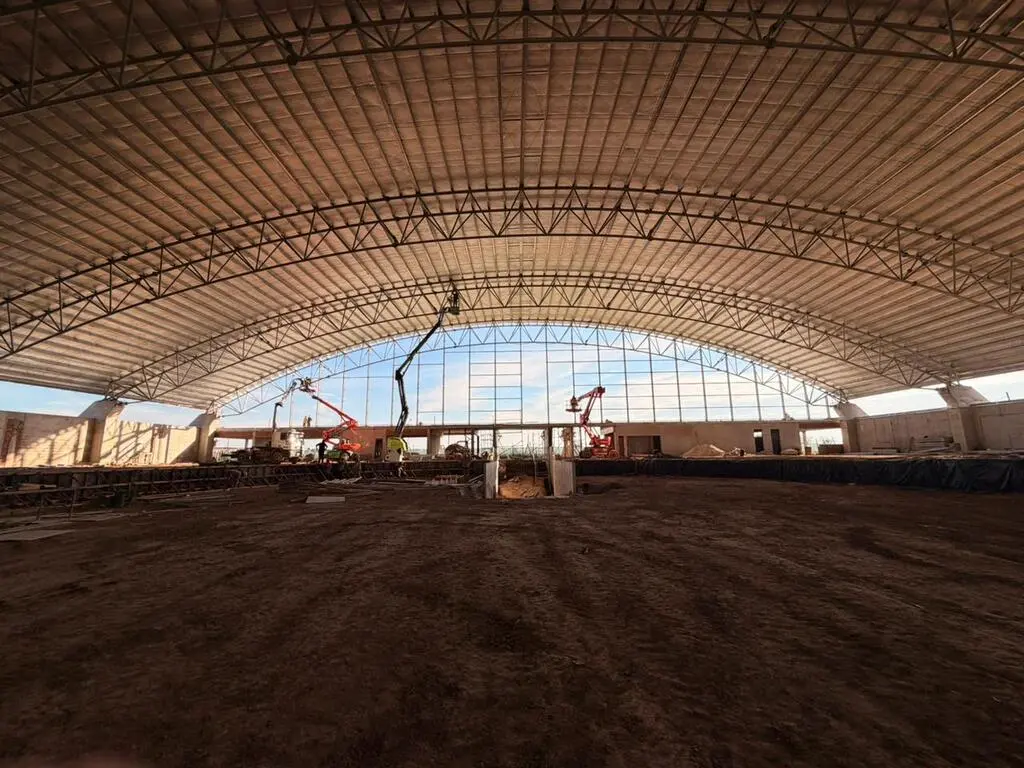 Avanza la obra del velódromo techado para los Juegos ODESUR