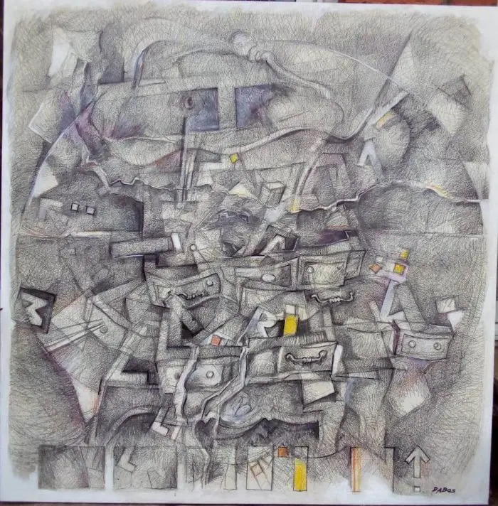 Jorge Dabós fue premiado en el 9º Salón Anual de dibujo