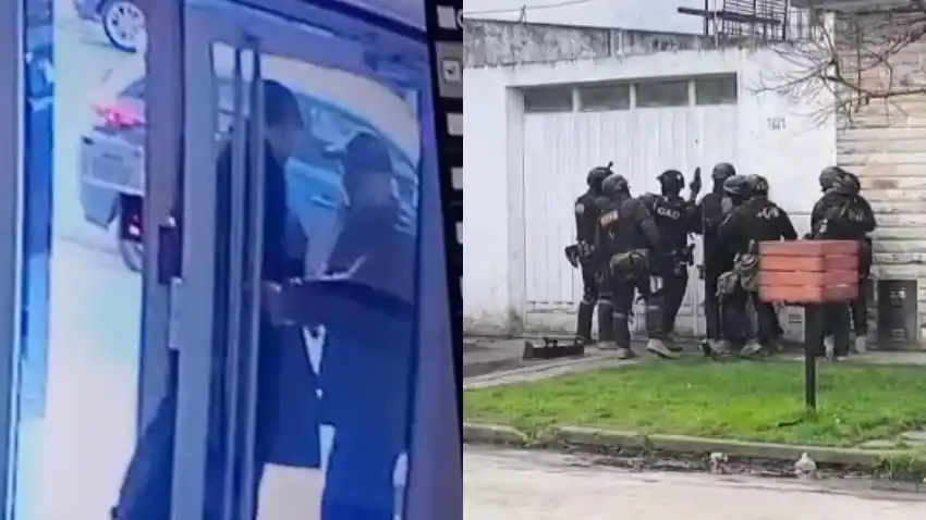 Durante el operativo hallaron un arsenal de armas, dinero y el vehículo utilizado en el hecho.