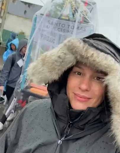 Pampita volvió a peregrinar a Luján.