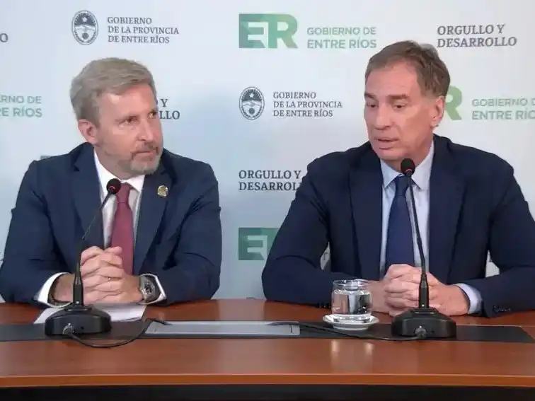 Tras la reunión con Santilli, Rogelio Frigerio ratificó su apoyo a la Reforma Laboral