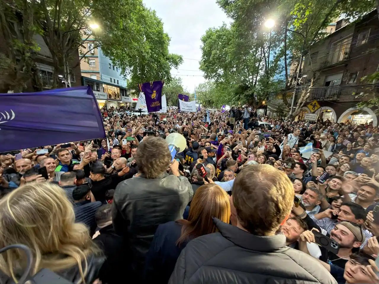 Milei en 3 de Febrero