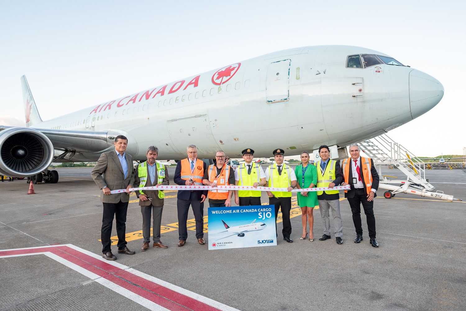 Air Canada Cargo inauguró sus vuelos a Costa Rica