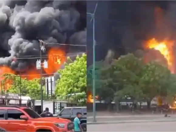 Investigarán causas de un incendio en instalaciones de una empresa en Carabobo