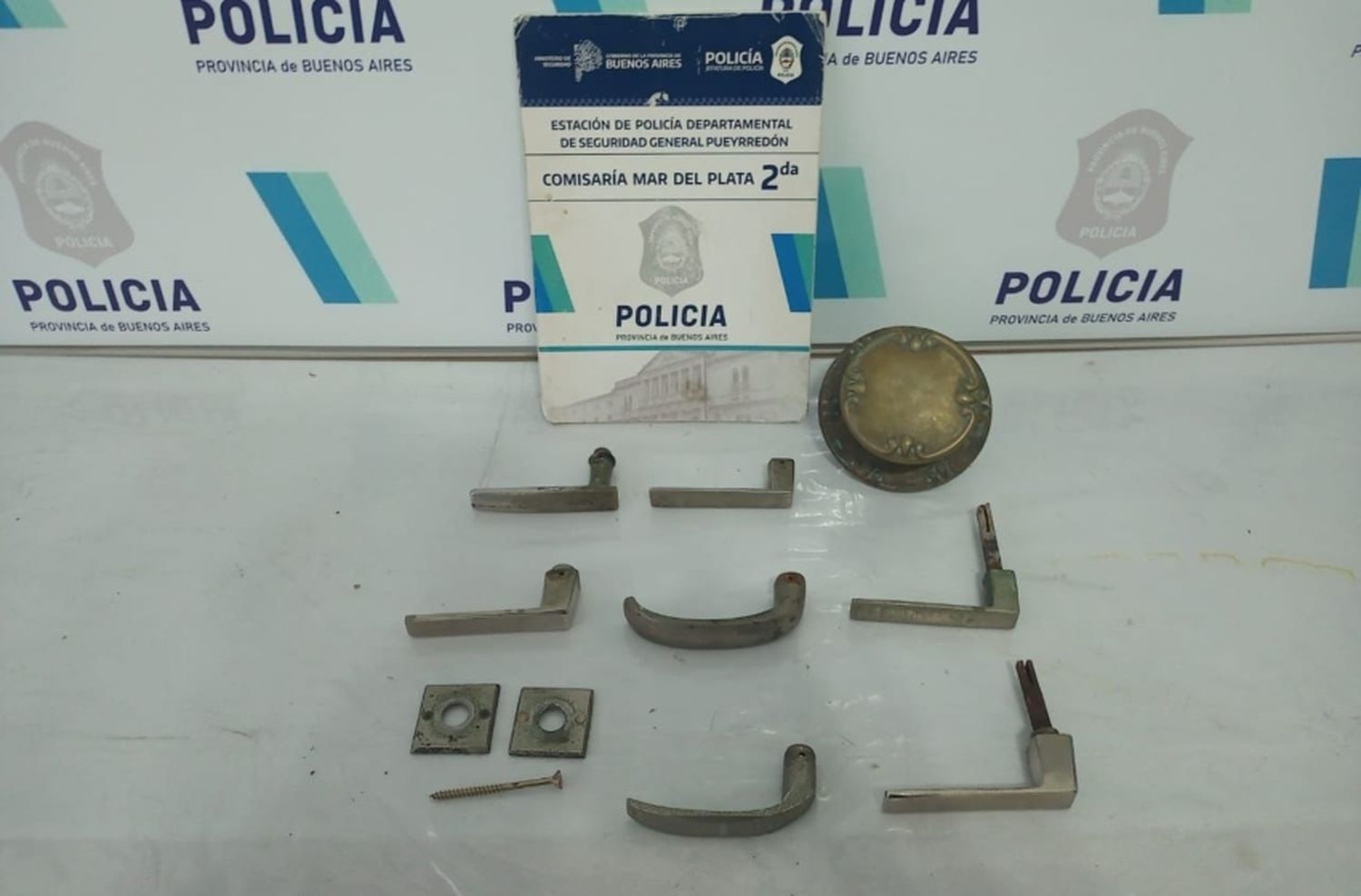 Atrapan a mellizos que robaban picaportes en Mar del Plata