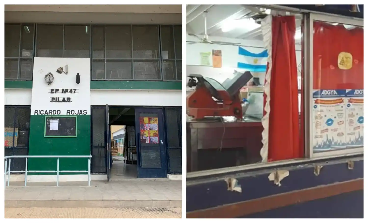 Ola de ataques a escuelas: Destrozos en la Media 6 de Banfield y principio de incendio intencional en la 47 de Pilar 