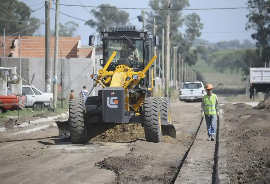 El Municipio avanza con las obras del Plan de Urbanización en La Movediza
