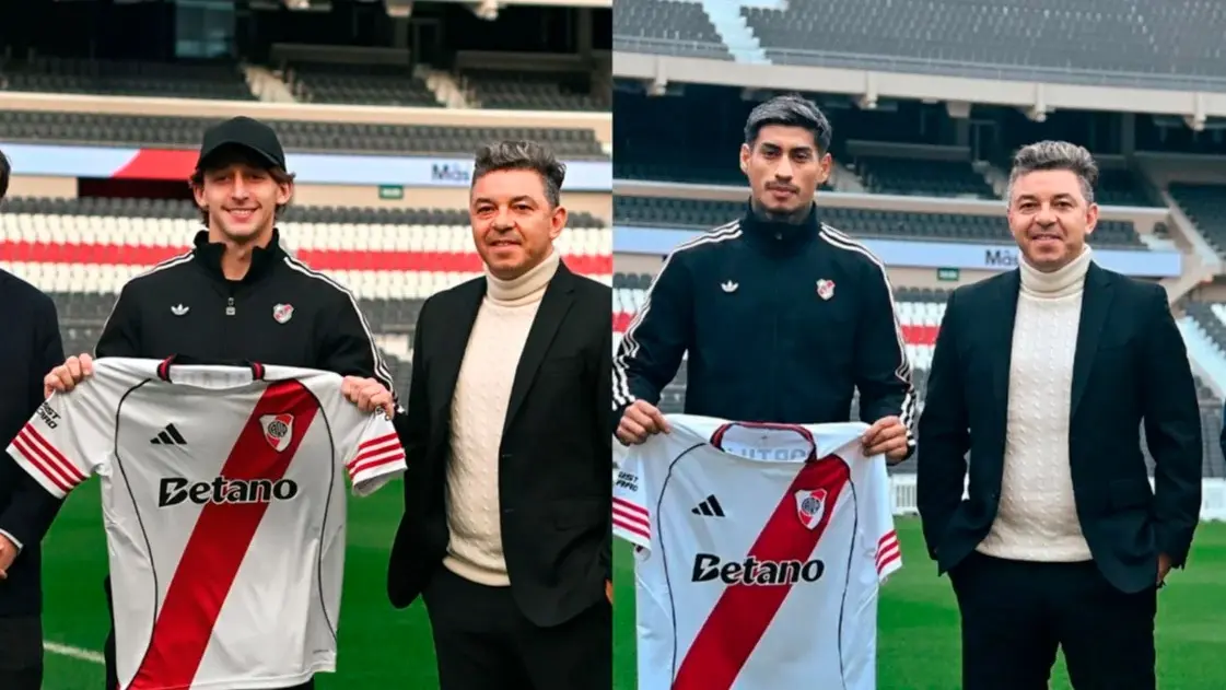 Gallardo ya tiene en River a los refuerzos que pidió de Talleres: Galarza y Portillo