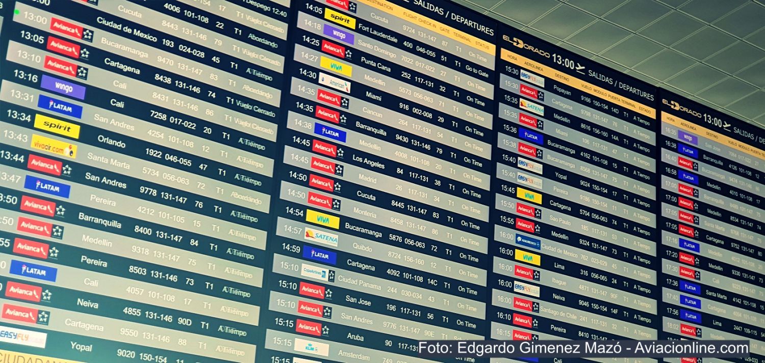 Colombia pospone la entrega de la lista de slots del aeropuerto El Dorado