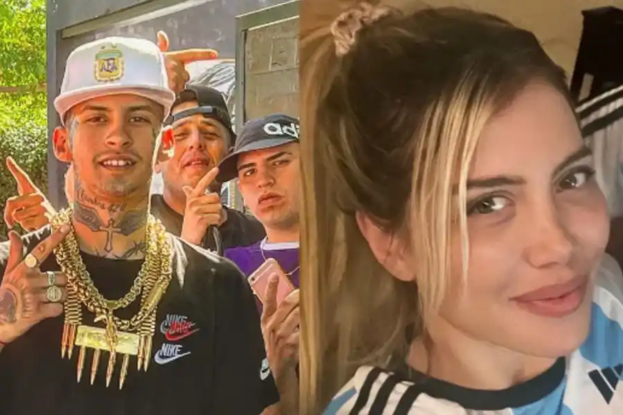 L-Gante se enojó porque Wanda Nara no lo dejó entrar a su casa: "Le pateó el portón"