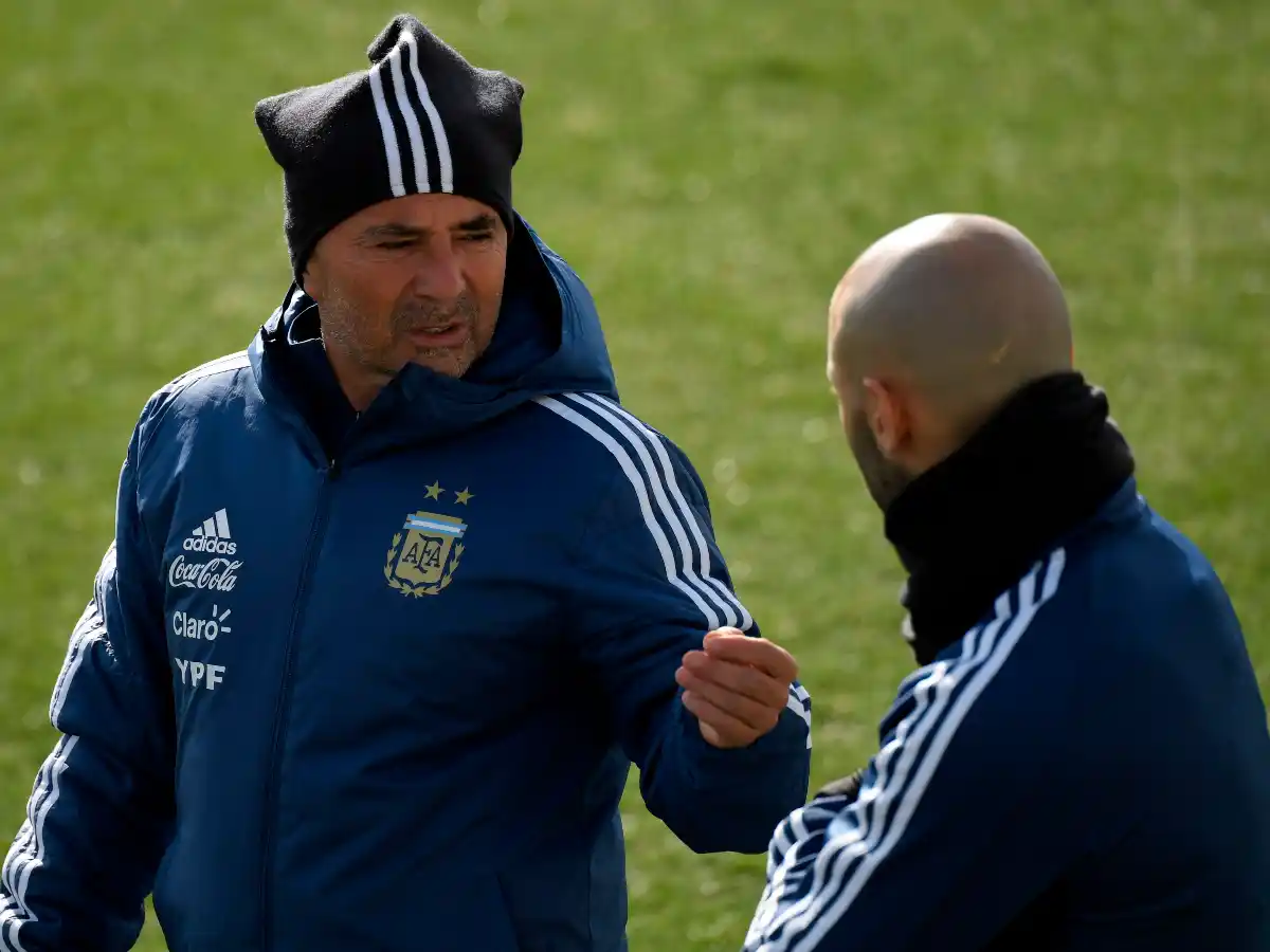 Sampaoli se reunió con Pérez y Armani 