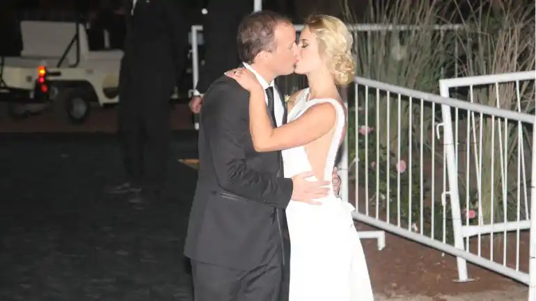 Jesica Cirio y Martín Insaurralde festejaron su casamiento en Ezeiza con 200 invitados