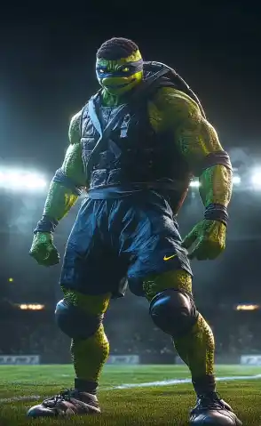 Así se vería Mbappe como una de las tortugas Ningas