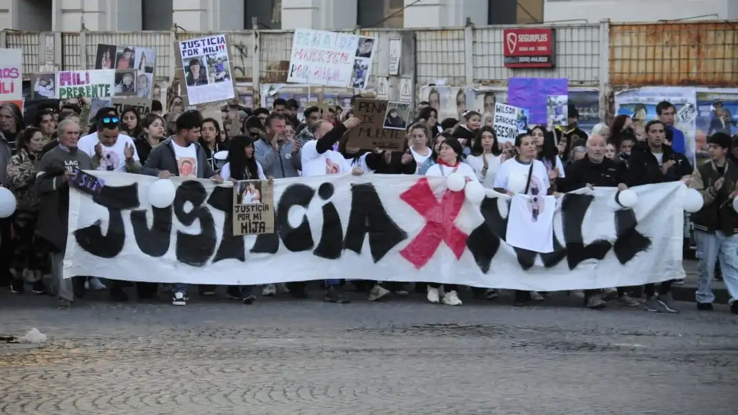 Una multitud marchó por el centro de Tandil pidiendo "Justicia por Mili".