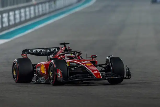 Leclerc dominó la segunda sesión libre en Abu Dhabi