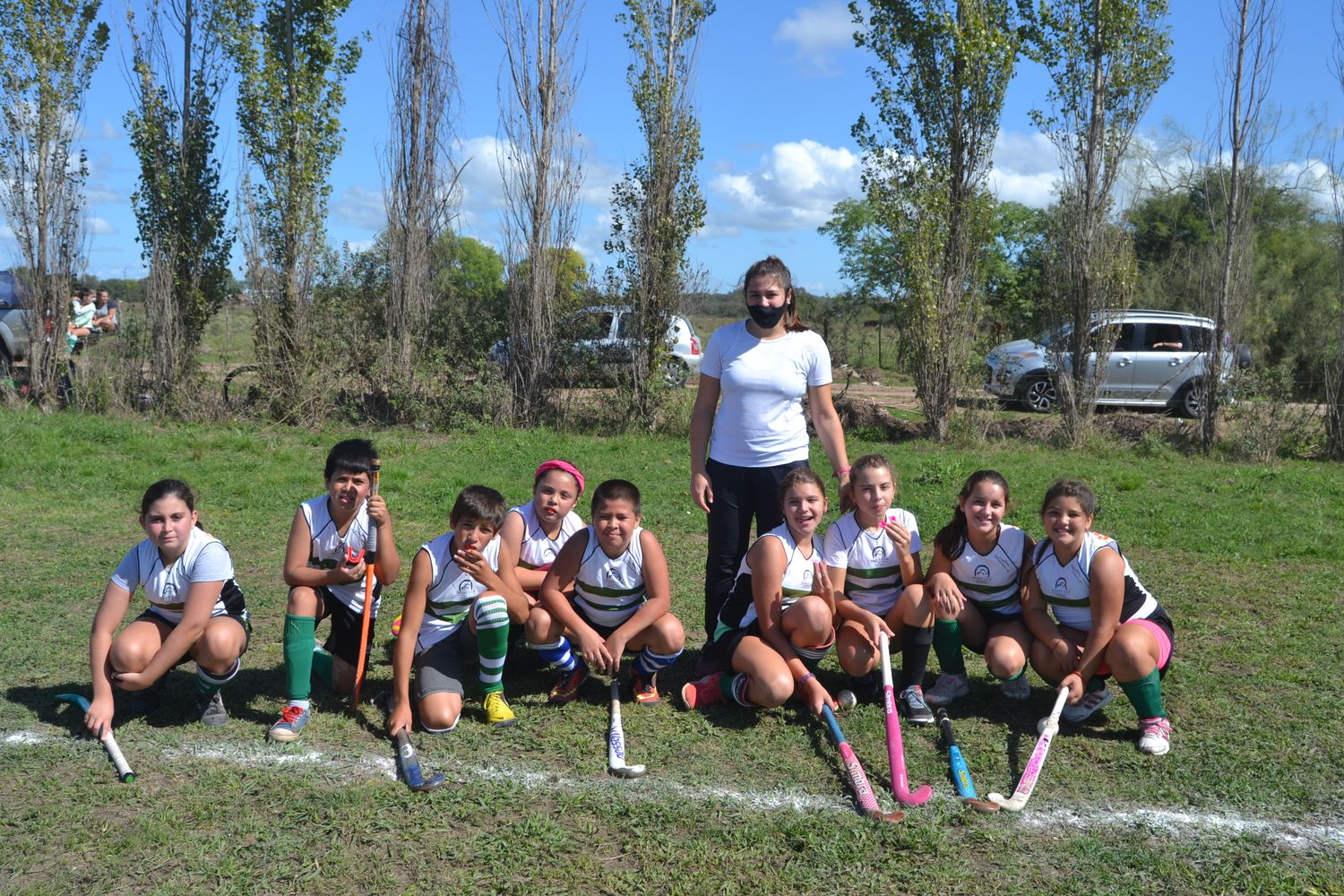 Hockey: Camila Bassino con el semillero Jockey Club 