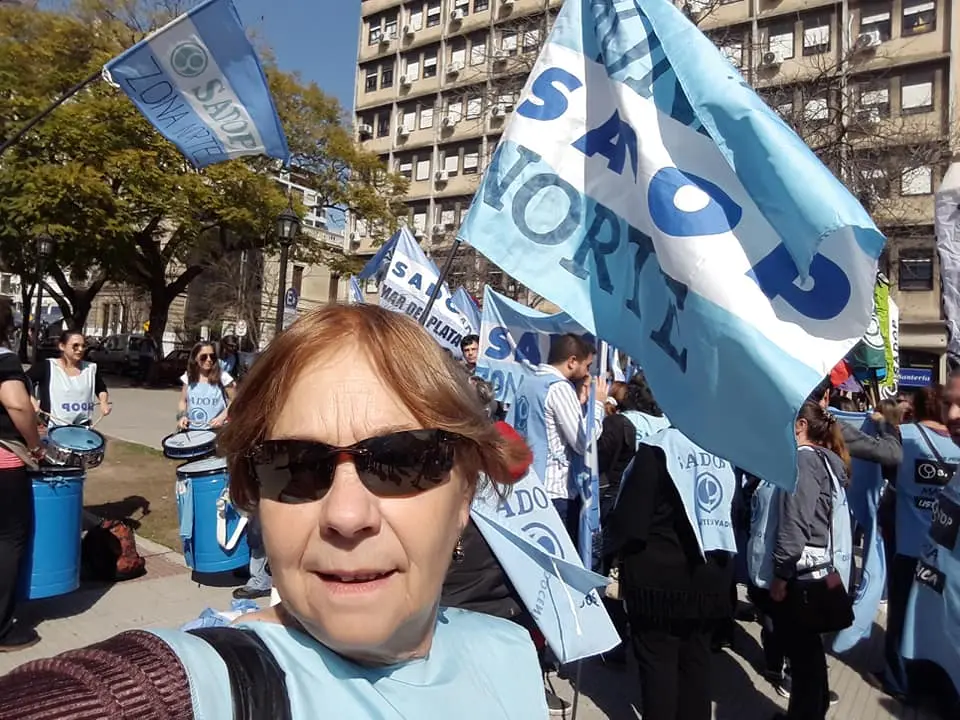 Violento arrebato sufrió la gremialista Virginia Sbrizzi