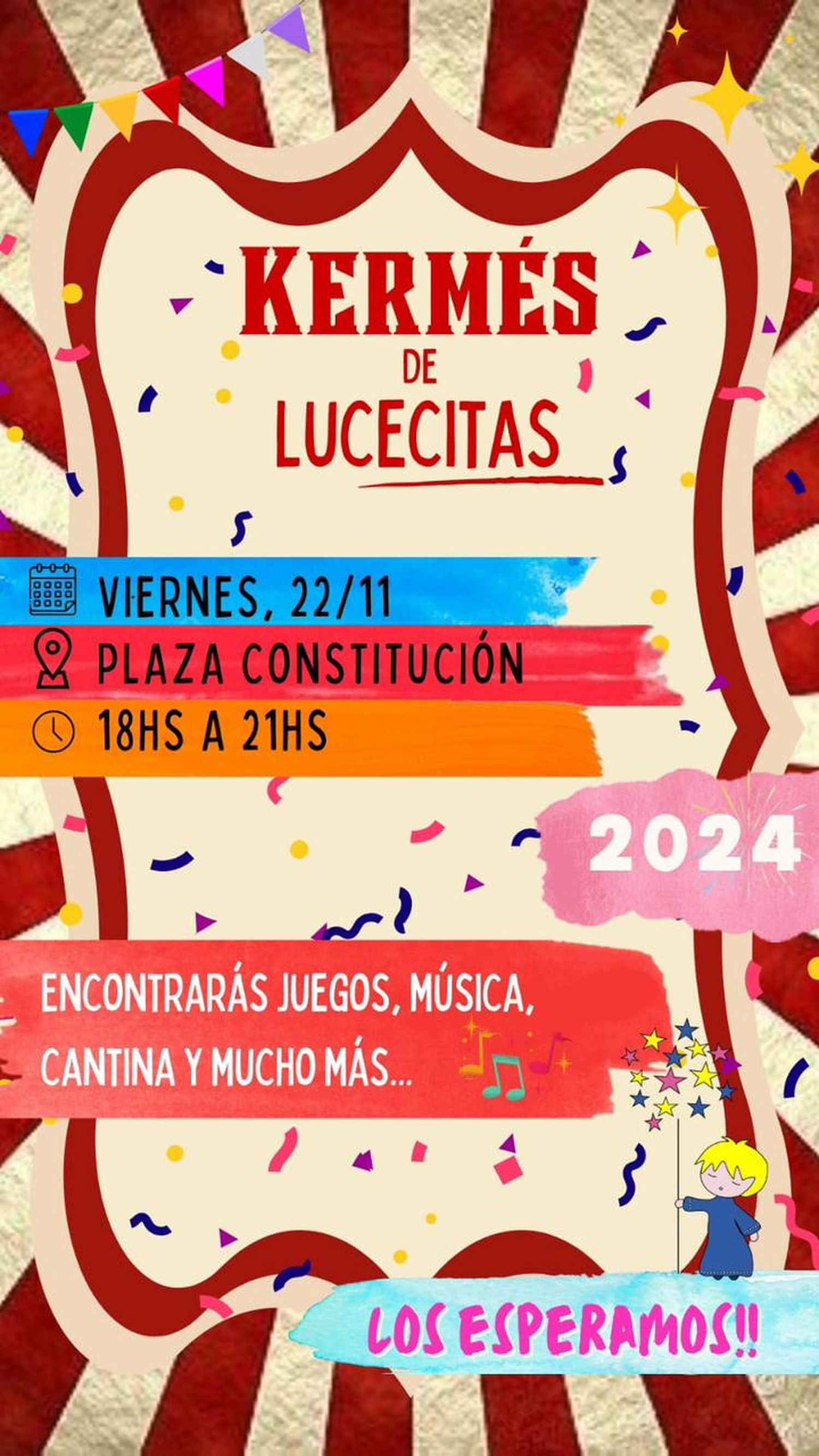 Nueva edición de la kermes de “Lucecitas”