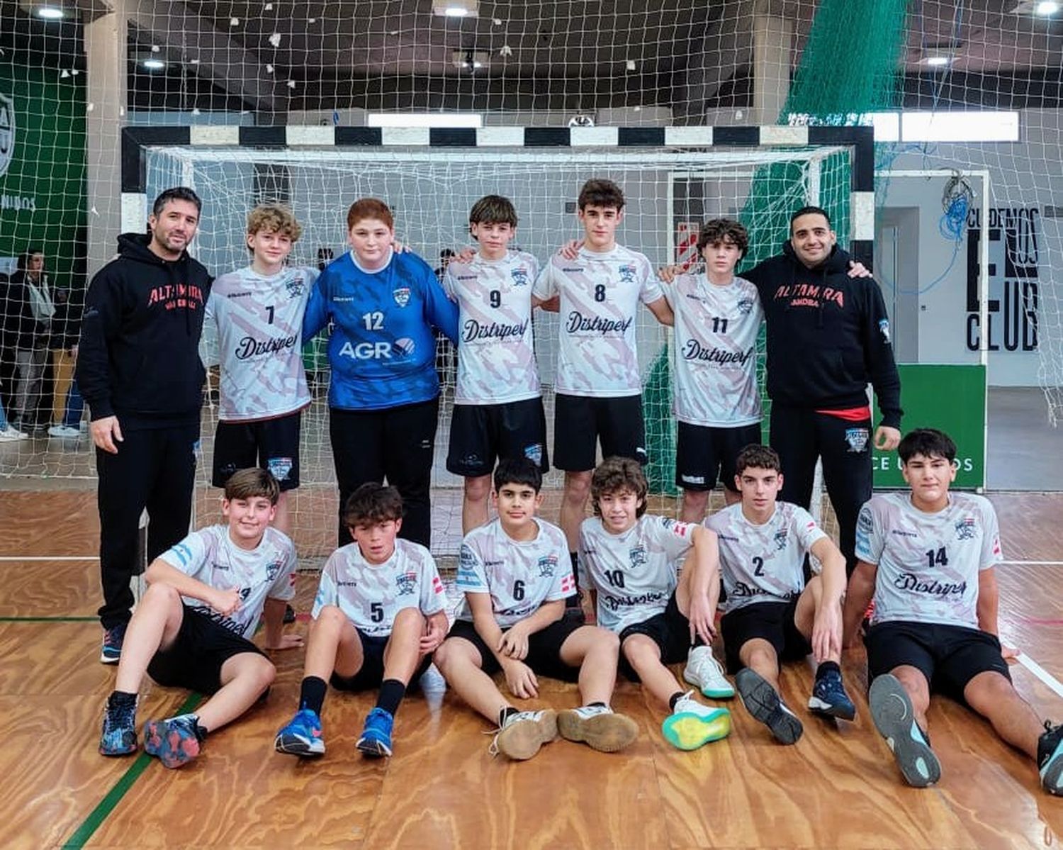 Tercer puesto. Los menores de Altamira lograron trepar al podio del Apertura de Asabal