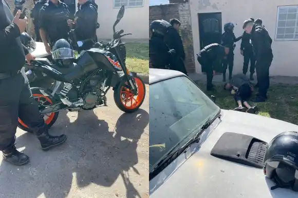 Robó una moto frente al club Provincial, chocó y fue detenido tras una persecución