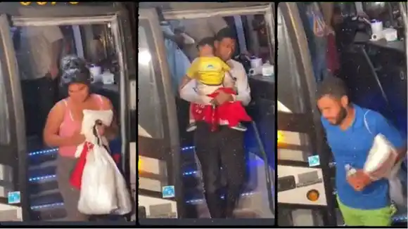 ¡ABBOTT LO VOLVIÓ A HACER! Llega nuevo autobús con migrantes venezolanos a la residencia de Kamala Harris en Washington