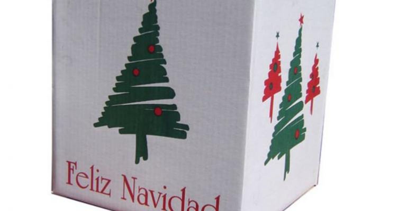 Este año repartieron canastas navideñas