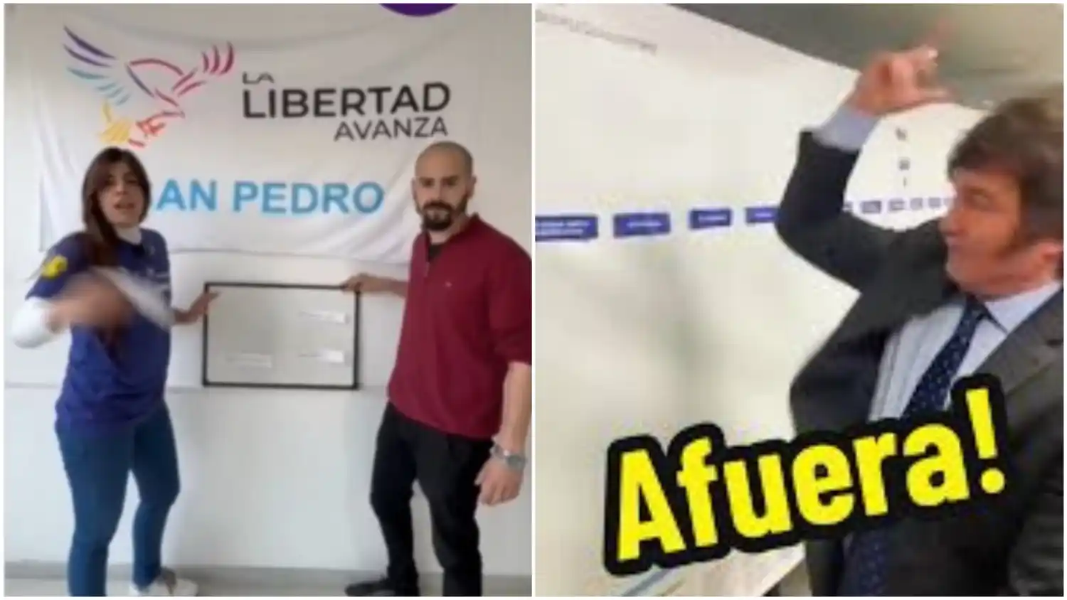 Papelón de candidatos libertarios: gritaron "¡afuera!" al estilo Milei pero prometieron eliminar tasas que ya no existen