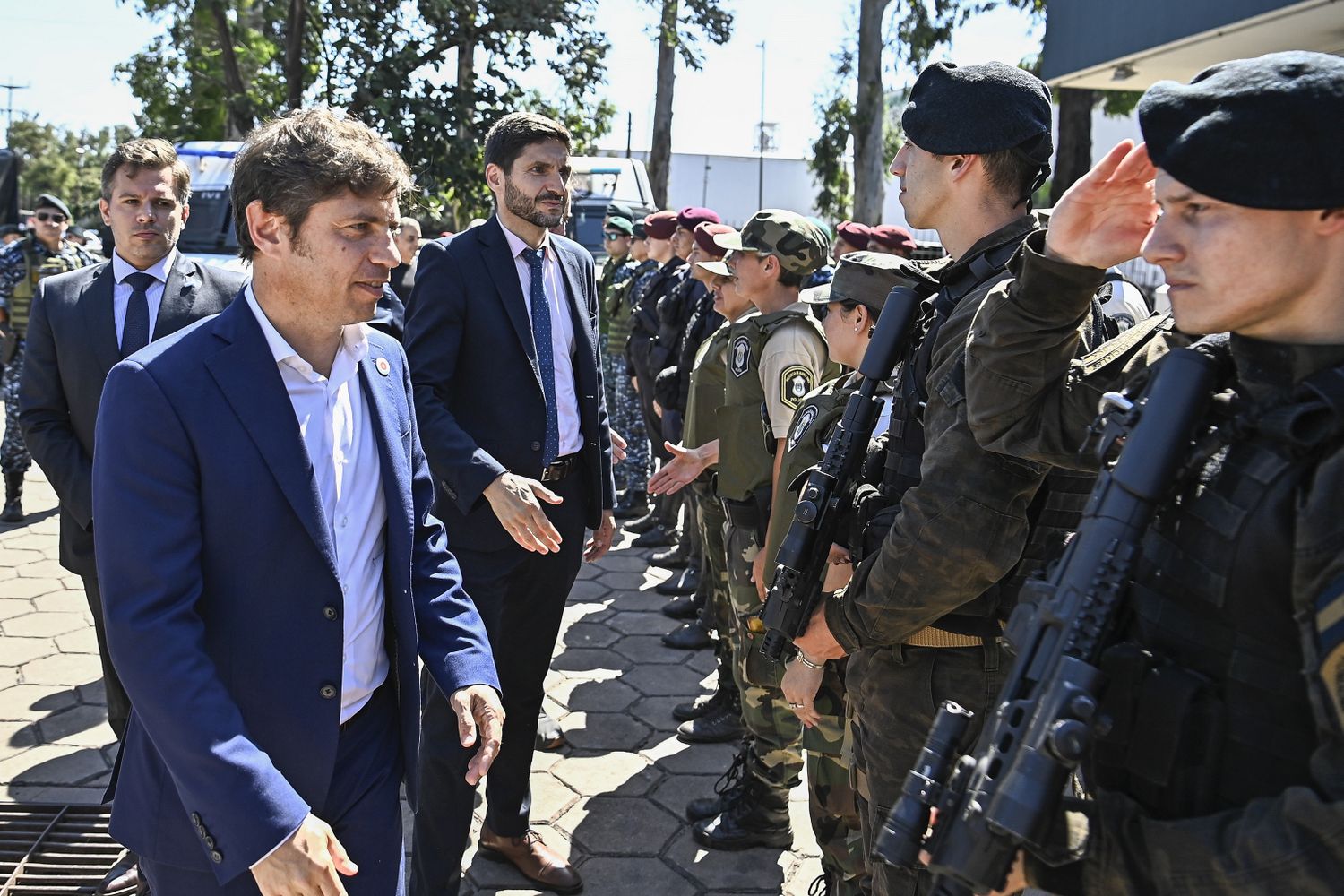 Kicillof y Pullaro firmaron un convenio de asistencia recíproca en materia de seguridad