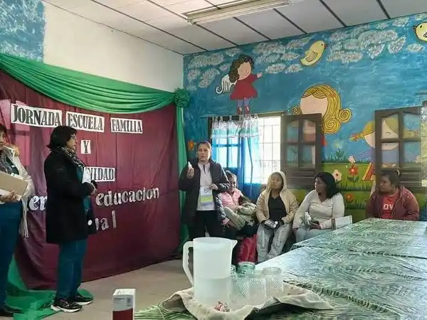 Operativo sanitario en la Escuela
Especial N.º 10 de San Martín Dos