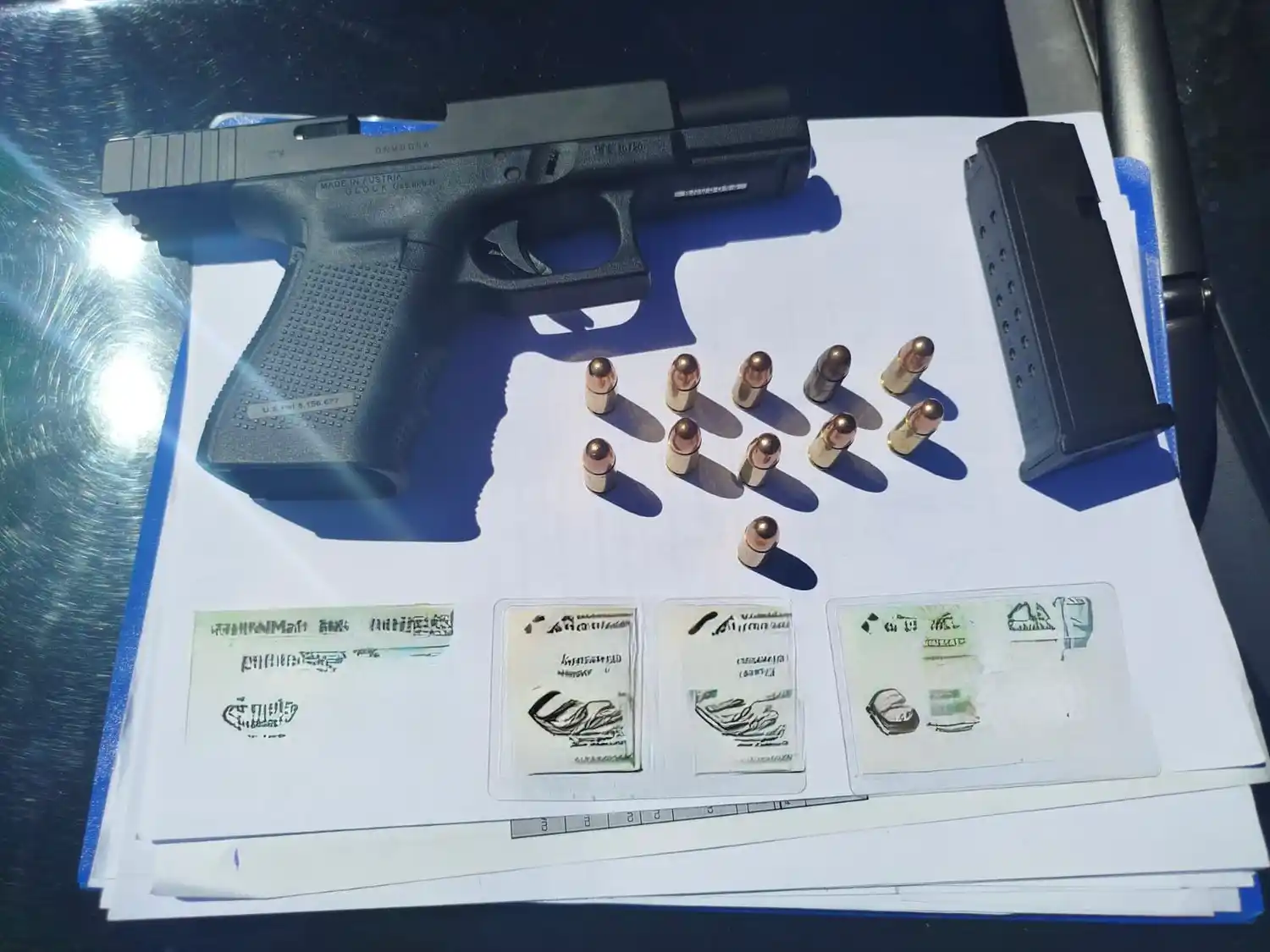 Detuvieron a un conductor en el centro que amenazó a otro con un arma