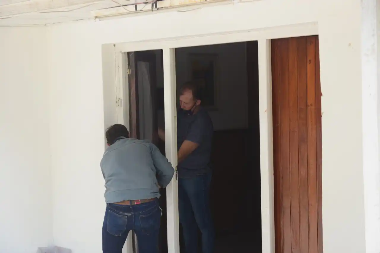 Comenzaron los arreglos en el destacamento policial de Reta