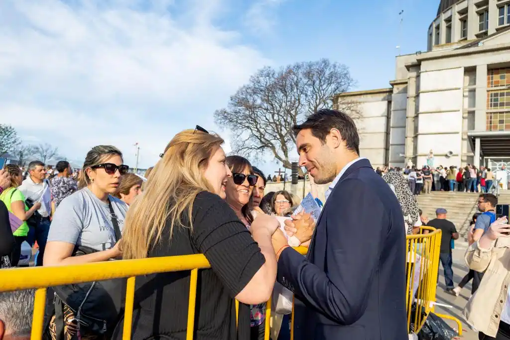 Una multitud en San Nicolás por el Día de la Virgen y el ascenso de Belgrano: "Estuvo muy movido", dijo Passaglia