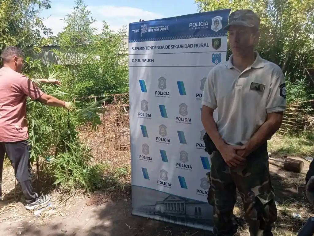 El CPR de Rauch realizó un allanamiento en Tandil (Foto gentileza La Nueva Verdad de Rauch).