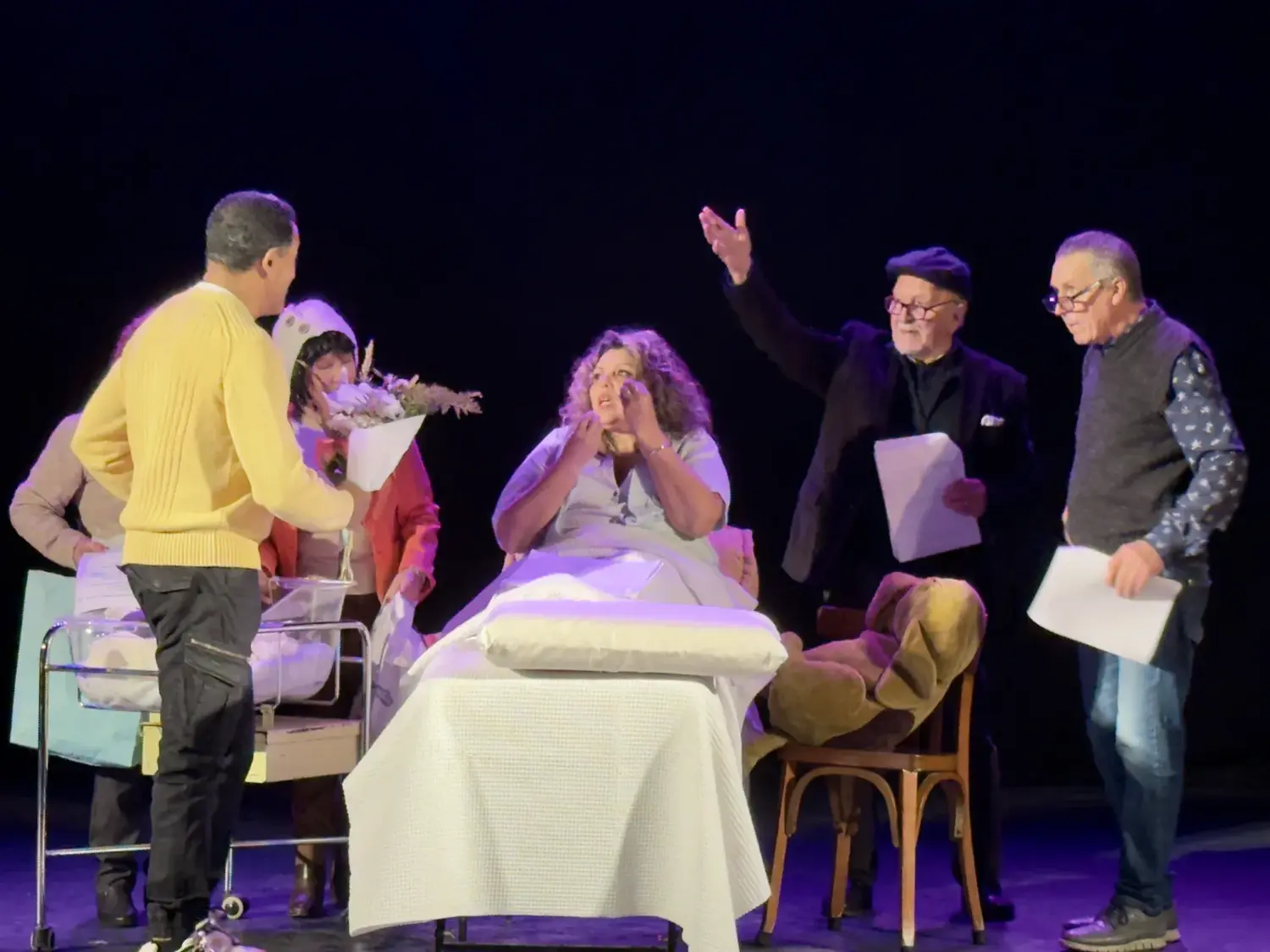 Más de 30 actores y actrices interpretaron los sketches (Fotos gentileza Pablo Deccechis)