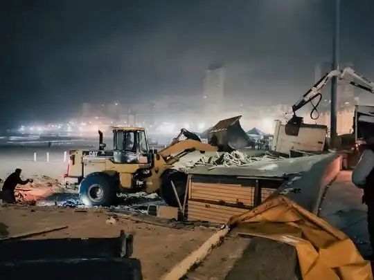 Demolieron "La Saladita" de la Bristol en Mar del Plata tras un operativo