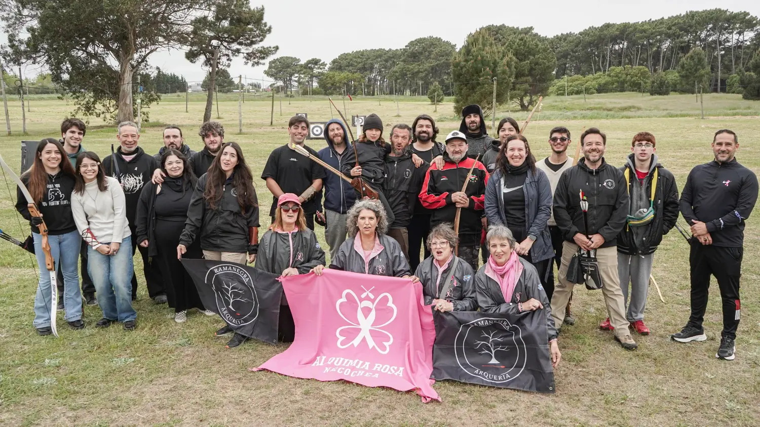 En el Campo Scout. Practicaron arquería