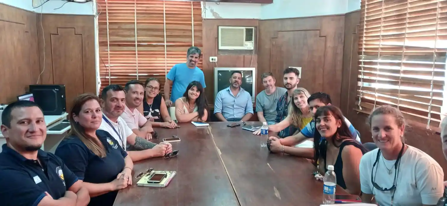 Ediles de San Pedro recibieron a representantes de Luz y Fuerza de la empresa Nucleoléctrica.