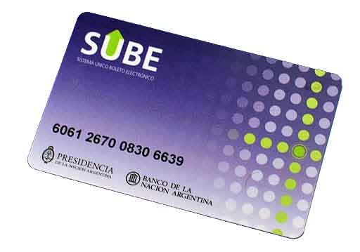 Extendieron el uso de la tarjeta SUBE a todas las provincias