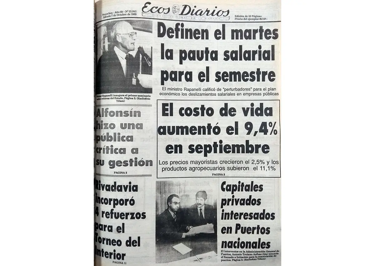 Sábado 7 de octubre de 1989