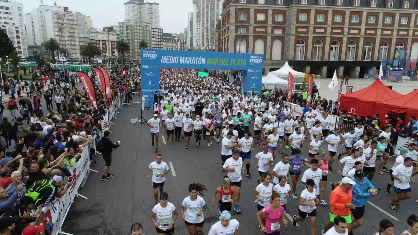 Mar del Plata: un corredor sufrió un paro cardíaco en la media maratón