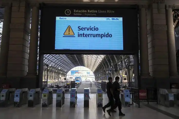 El gremio La Fraternidad y un paro de trenes.