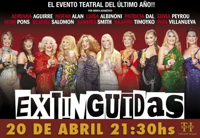 Gran expectativa por “Extinguidas” en el Italia
