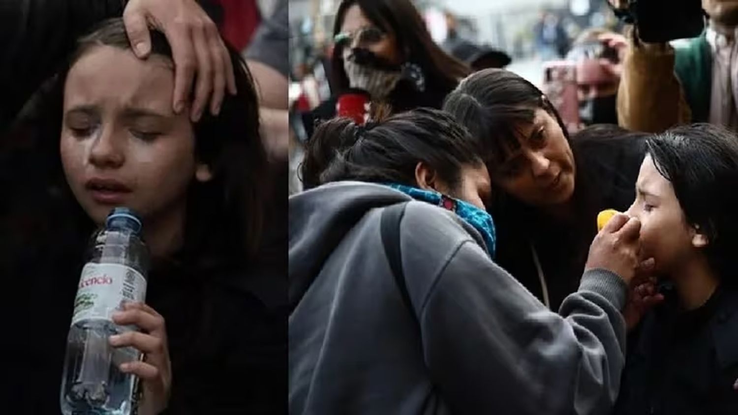 En un acto con Grabois, el Papa criticó al Gobierno por el uso de gas pimienta en una manifestación