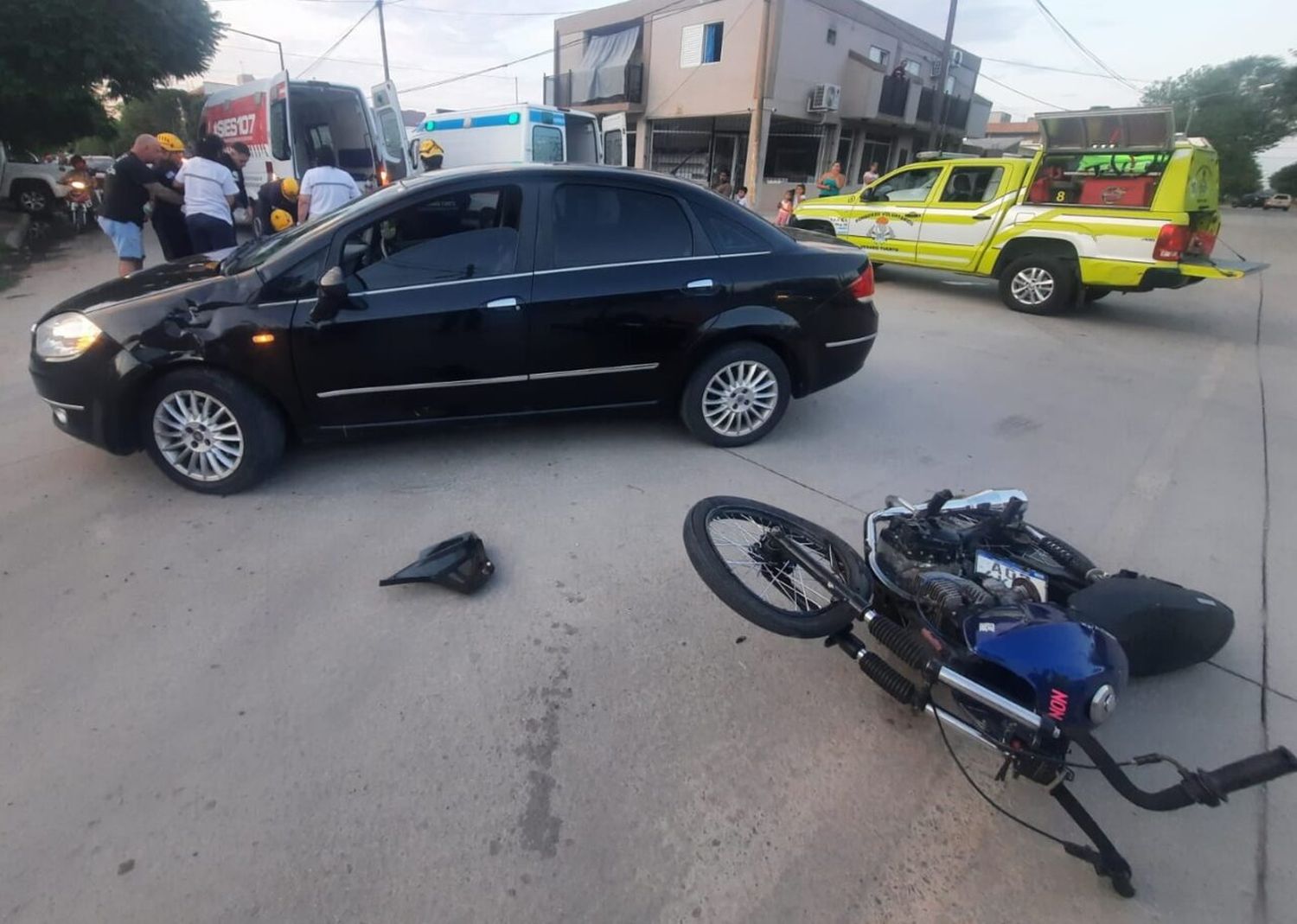 Dos accidentes de tránsito, con pocos minutos de diferencia, en calles de la ciudad