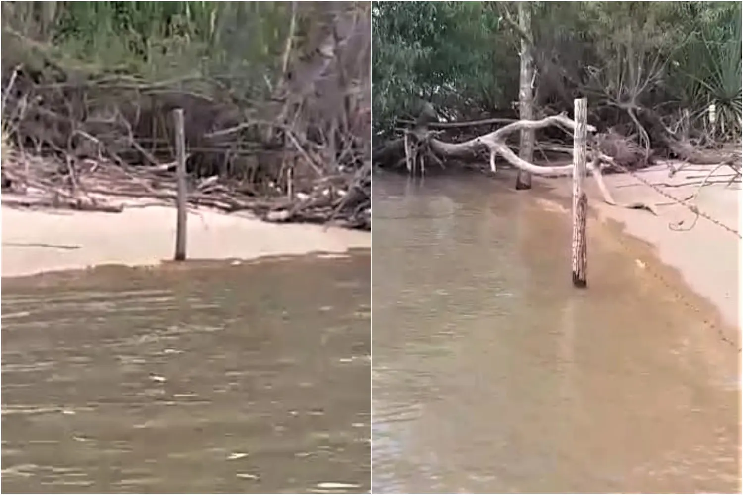 El Gobierno denunciará en la Dirección de Islas el alambrado que apareció en la zona del arenal