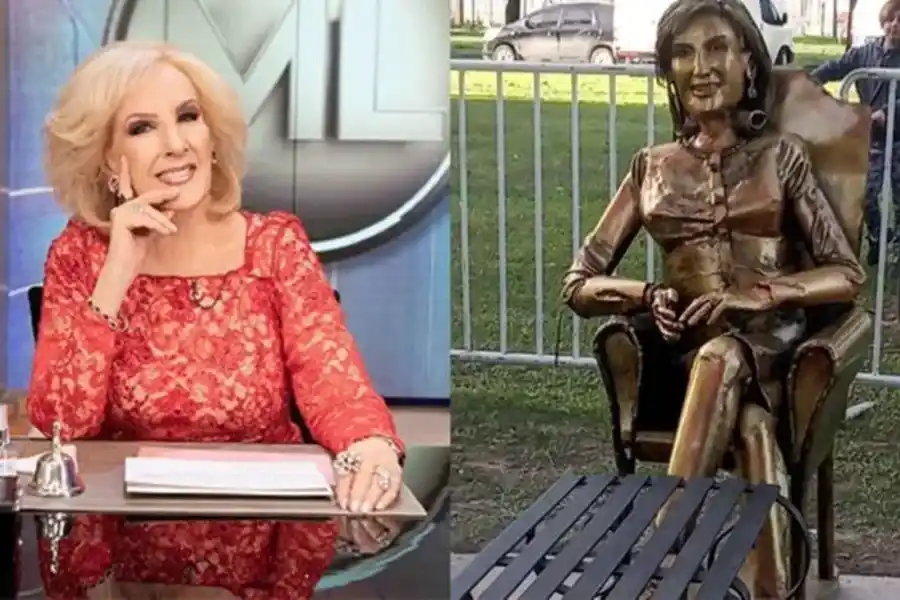 Quitarían la estatua de Mirtha Legrand en Villa Cañás: ¿por qué?