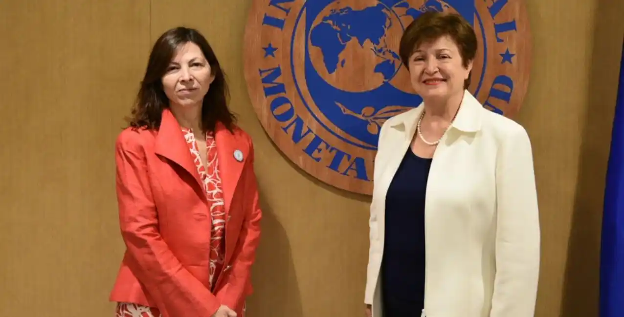 Kristalina Georgieva dijo que mantuvo una “reunión productiva” con Silvina Batakis